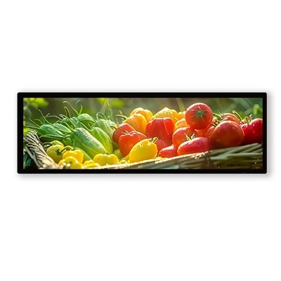 28 .6 අඟල් LCD තීරුව ද්විත්ව මුහුණු තිරය